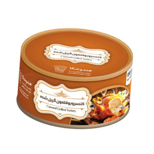 کنسرو بوقلمون گریل 180 گرم هندوشکا